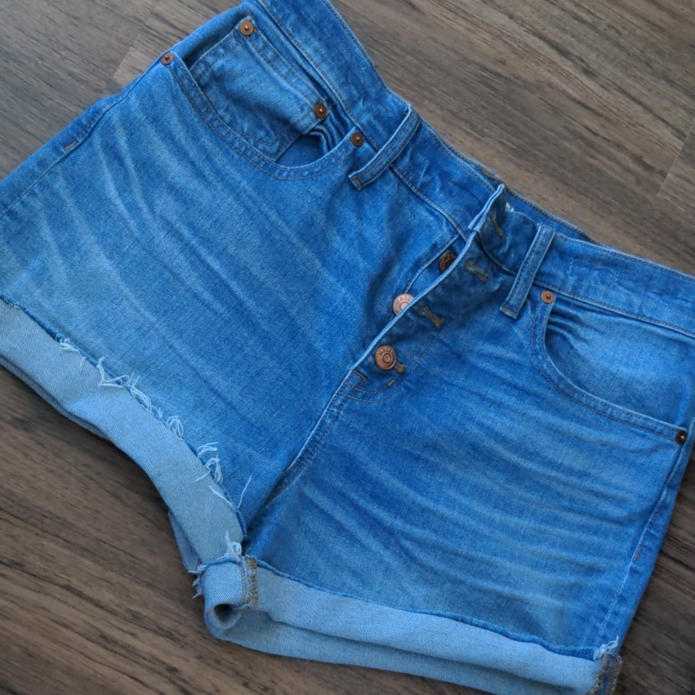 Madewell Blue Jean Shorts